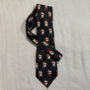 Vintage Looney Tunes Taz necktie, 90s, retro, cartoons, boxers, modeling